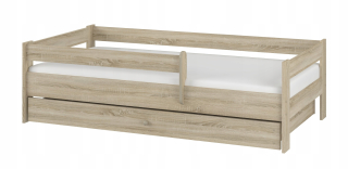 SIMPLE BABY BOO detská posteľ 180x80 ZÁSUVKA DUB SONOMA matrac